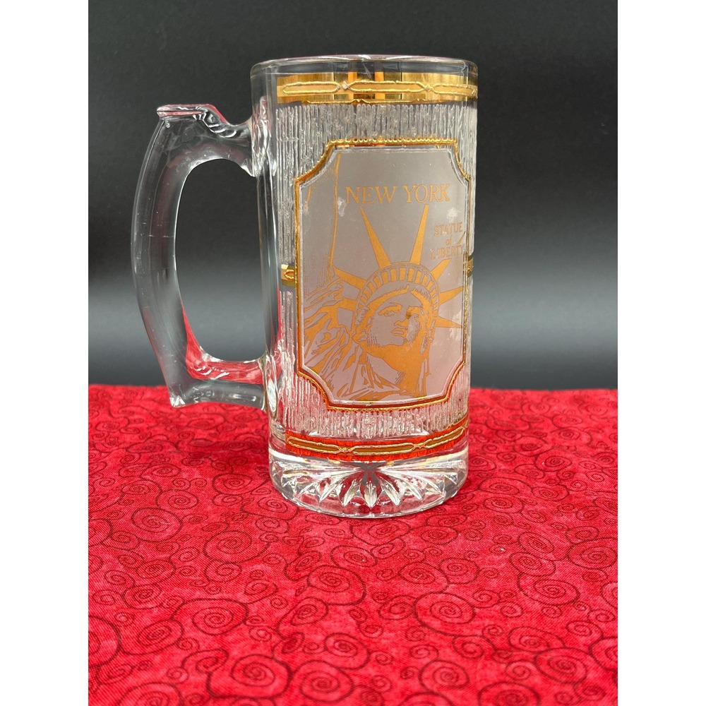 Culver Glass 1964-65 NY World's Fair Mug, Statue of Liberty Souvenir